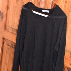 Zara Knit High Low light sweater